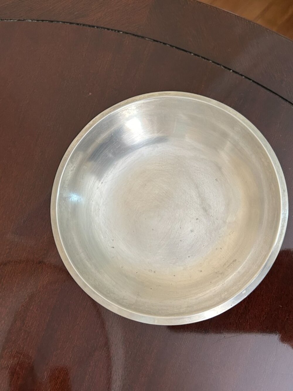 Tiffany & Co Vintage Sterling Silver low bowl #23514, 5.25"D - Picture 5 of 8